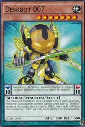 Deskbot 007 (Common / Short Print) [BOSH-EN039] 1st Edition
