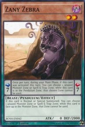 Zany Zebra (Common / Short Print) [BOSH-EN042] Unlimited
