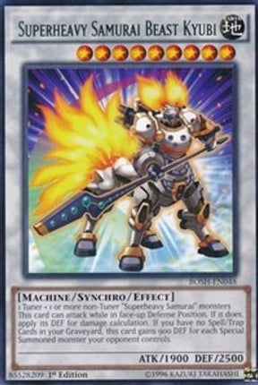 Superheavy Samurai Beast Kyubi (Rare) [BOSH-EN048] Unlimited