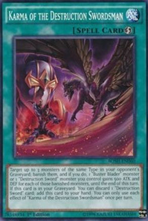 Karma of the Destruction Swordsman (Common / Short Print) [BOSH-EN060] Unlimited