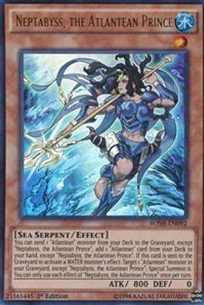 Neptabyss, the Atlantean Prince (Ultra Rare) [BOSH-EN092] 1st Edition