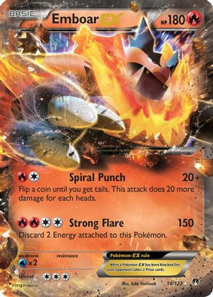 Emboar EX - 14/106 [XY - BREAKpoint] Holofoil