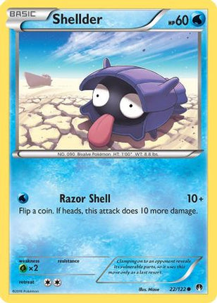 Shellder (22) - 22/106 [XY - BREAKpoint] Reverse Holofoil