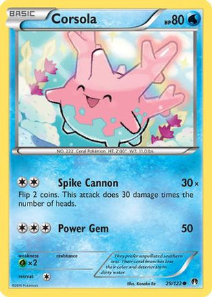 Corsola - 29/106 [XY - BREAKpoint] Reverse Holofoil