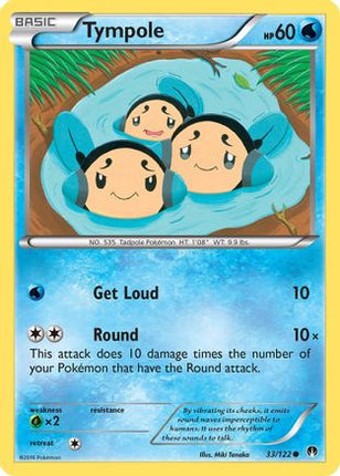 Tympole - 33/106 [XY - BREAKpoint] Reverse Holofoil