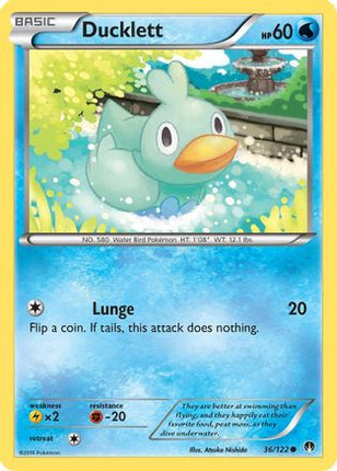 Ducklett - 36/106 [XY - BREAKpoint] Reverse Holofoil