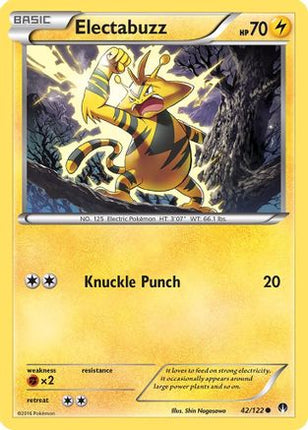 Electabuzz - 42/106 [XY - BREAKpoint] Reverse Holofoil