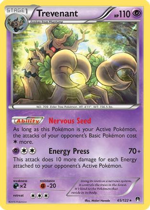 Trevenant - 65/106 [XY - BREAKpoint] Reverse Holofoil