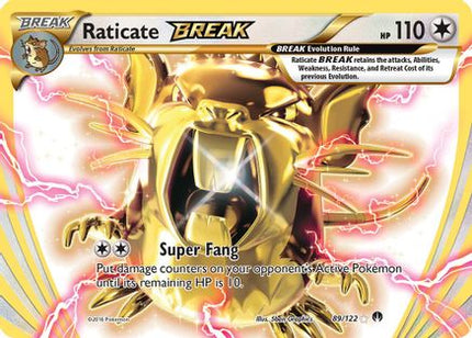 Raticate BREAK - 89/106 [XY - BREAKpoint] Holofoil