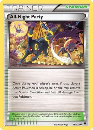 All-Night Party - 96/106 [XY - BREAKpoint] Reverse Holofoil