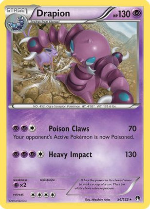 Drapion - 54/106 [XY - BREAKpoint] Reverse Holofoil