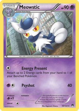 Meowstic - 59/106 [XY - BREAKpoint] Reverse Holofoil