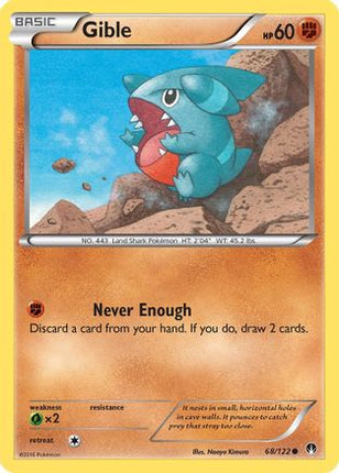 Gible - 68/106 [XY - BREAKpoint]