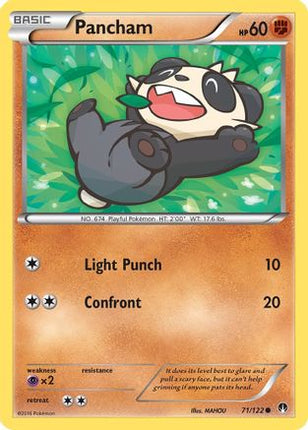 Pancham - 71/106 [XY - BREAKpoint] Reverse Holofoil