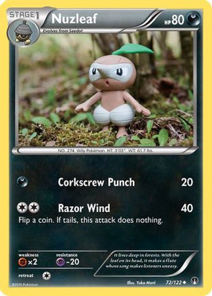 Nuzleaf - 72/106 [XY - BREAKpoint] Reverse Holofoil