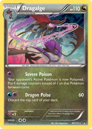 Dragalge - 86/106 [XY - BREAKpoint] Reverse Holofoil