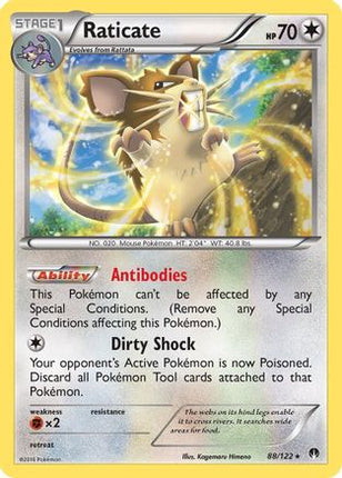 Raticate - 88/106 [XY - BREAKpoint] Reverse Holofoil
