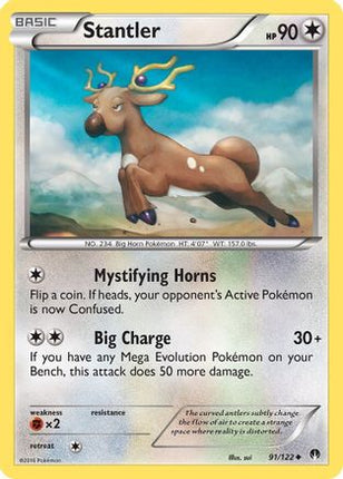 Stantler - 91/106 [XY - BREAKpoint] Reverse Holofoil