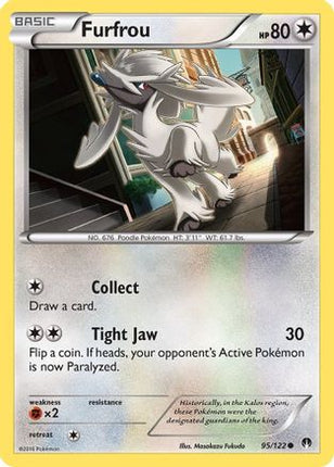 Furfrou - 95/106 [XY - BREAKpoint] Reverse Holofoil