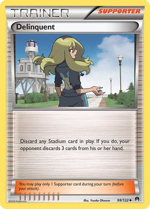Delinquent - 98/106 [XY - BREAKpoint] Reverse Holofoil