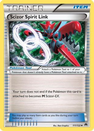Scizor Spirit Link - 111/106 [XY - BREAKpoint] Reverse Holofoil