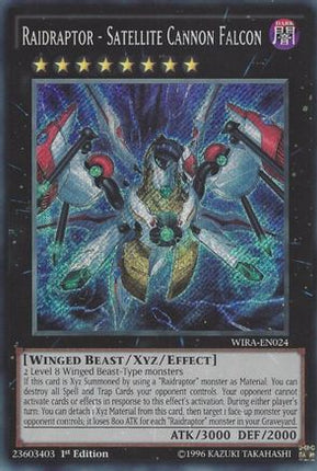 Raidraptor - Satellite Cannon Falcon (Secret Rare) [WIRA-EN024] 1st Edition