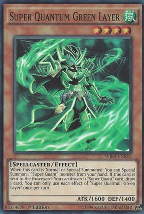 Super Quantum Green Layer (Super Rare) [WIRA-EN031] 1st Edition