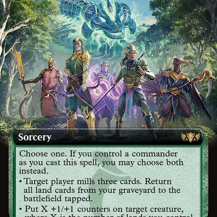 Will of the Sultai (Extended Art) [Commander: Tarkir: Dragonstorm]