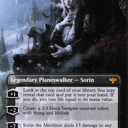 Sorin the Mirthless (Borderless) [Innistrad: Crimson Vow]