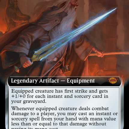 Glamdring (Extended Art) [The Lord of the Rings: Tales of Middle-earth] Foil