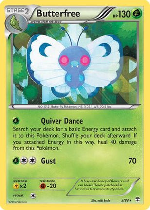 Butterfree - 5/83 [Generations] Reverse Holofoil