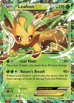 Leafeon EX - 10/83 [Generations] Holofoil