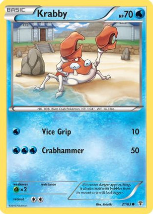 Krabby - 21/83 [Generations] Reverse Holofoil