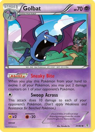 Golbat - 31/83 [Generations] Reverse Holofoil