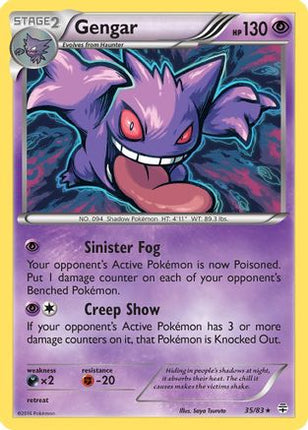 Gengar - 35/83 [Generations] Holofoil