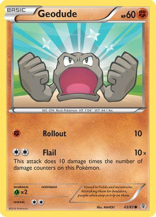 Geodude - 43/83 [Generations] Reverse Holofoil