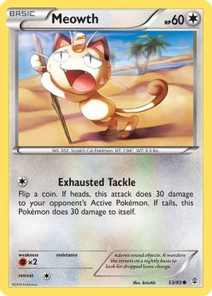 Meowth - 53/83 [Generations] Reverse Holofoil