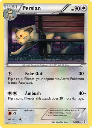 Persian - 54/83 [Generations] Reverse Holofoil