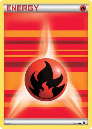 Fire Energy - 76/83 [Generations] Reverse Holofoil