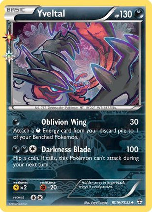 Yveltal - RC16/RC32 [Generations: Radiant Collection] Holofoil
