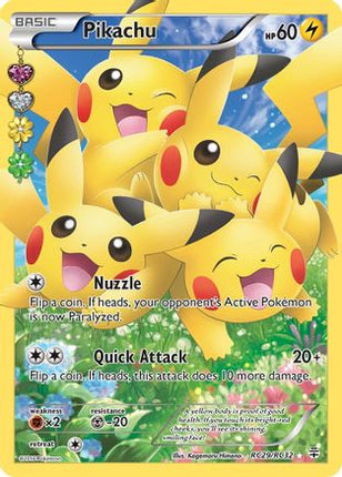 Pikachu (Full Art) - RC29/RC32 [Generations: Radiant Collection] Holofoil