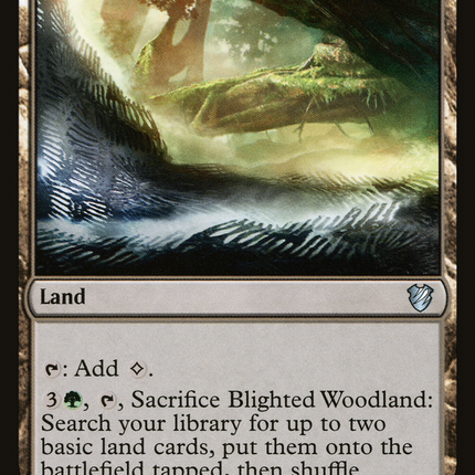Blighted Woodland [Midnight Hunt Commander]
