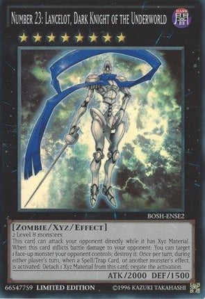 Number 23: Lancelot, Dark Knight of the Underworld (Super Rare) [BOSH-ENSE2] Limited