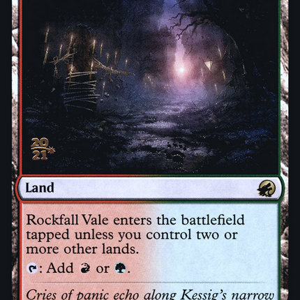 Rockfall Vale [Innistrad: Midnight Hunt Promos] Prerelease Foil