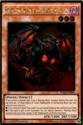 Graff, Malebranche of the Burning Abyss (Gold Rare) [PGL3-EN044] 1st Edition