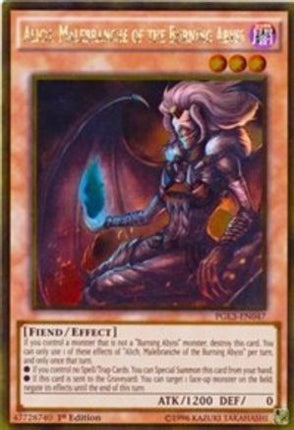 Alich, Malebranche of the Burning Abyss (Gold Rare) [PGL3-EN047] 1st Edition