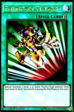 Emergency Teleport (Gold Rare) [PGL3-EN081] 1st Edition