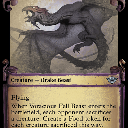 Voracious Fell Beast (Showcase) [The Lord of the Rings: Tales of Middle-earth]