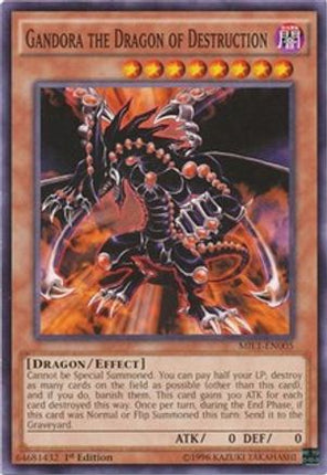 Gandora the Dragon of Destruction (Common / Short Print) [MIL1-EN005] 1st Edition