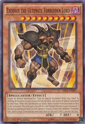 Exodius the Ultimate Forbidden Lord (Common / Short Print) [MIL1-EN007] 1st Edition